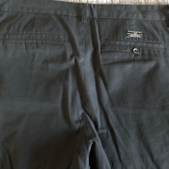 Black Chino Banana Republic Pants - Picture 3 of 7
